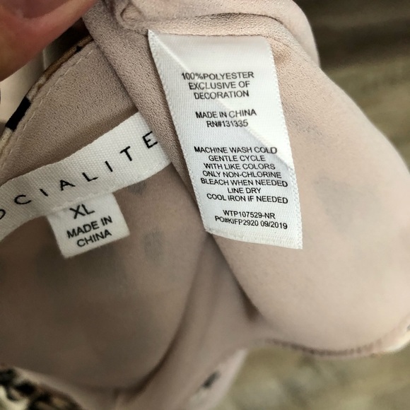 Socialite cheetah print tank top size XL - Picture 5 of 6